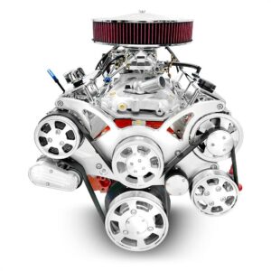 BluePrint Engines B454KTKX SBC 454/563HP w/ TKX, Carbureted, Pol. — product image 2 of 5